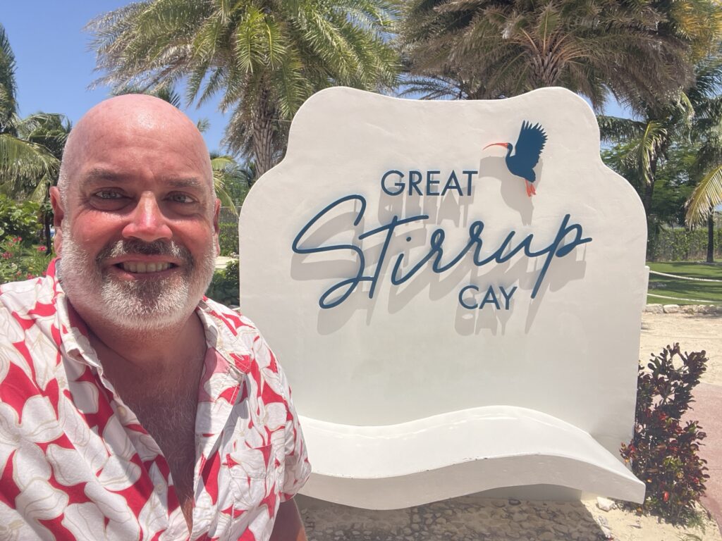 The entrance to Great Stirrup Cay