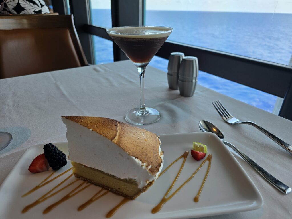 Key Lime Meringue Pie from Chops Grille on Royal Caribbean's Grandeur of the Seas