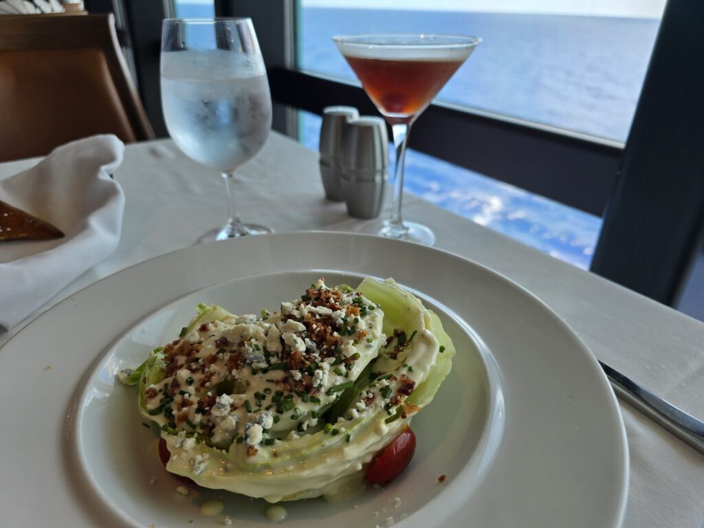 Wedge Salad from Chops Grille on Royal Caribbean's Grandeur of the Seas