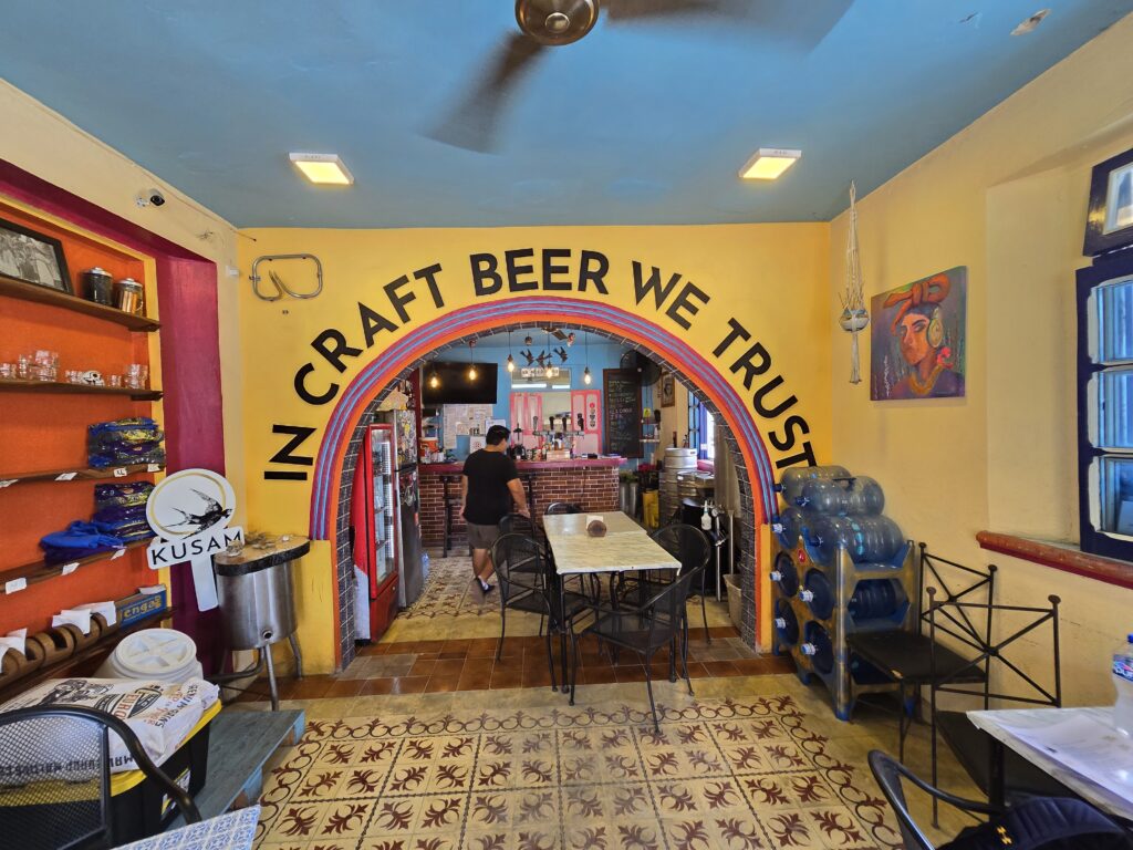 Kusam Brewing in Cozumel, Mexico