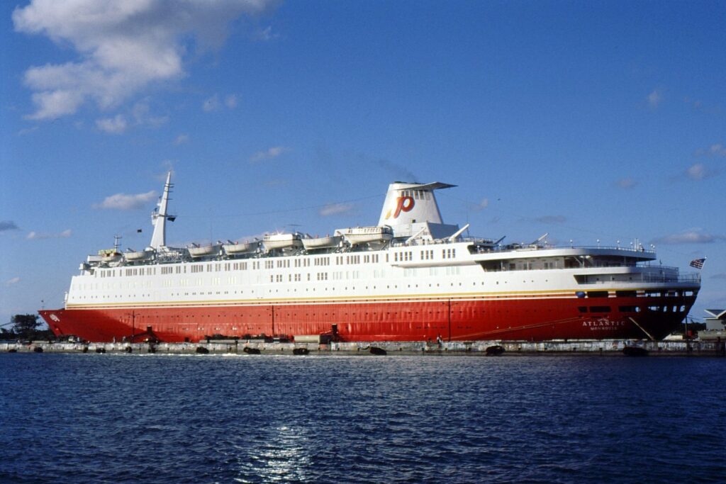 tarShip Atlantic at Nassau on November 13, 1989.  Photo credit: shipspotting.com