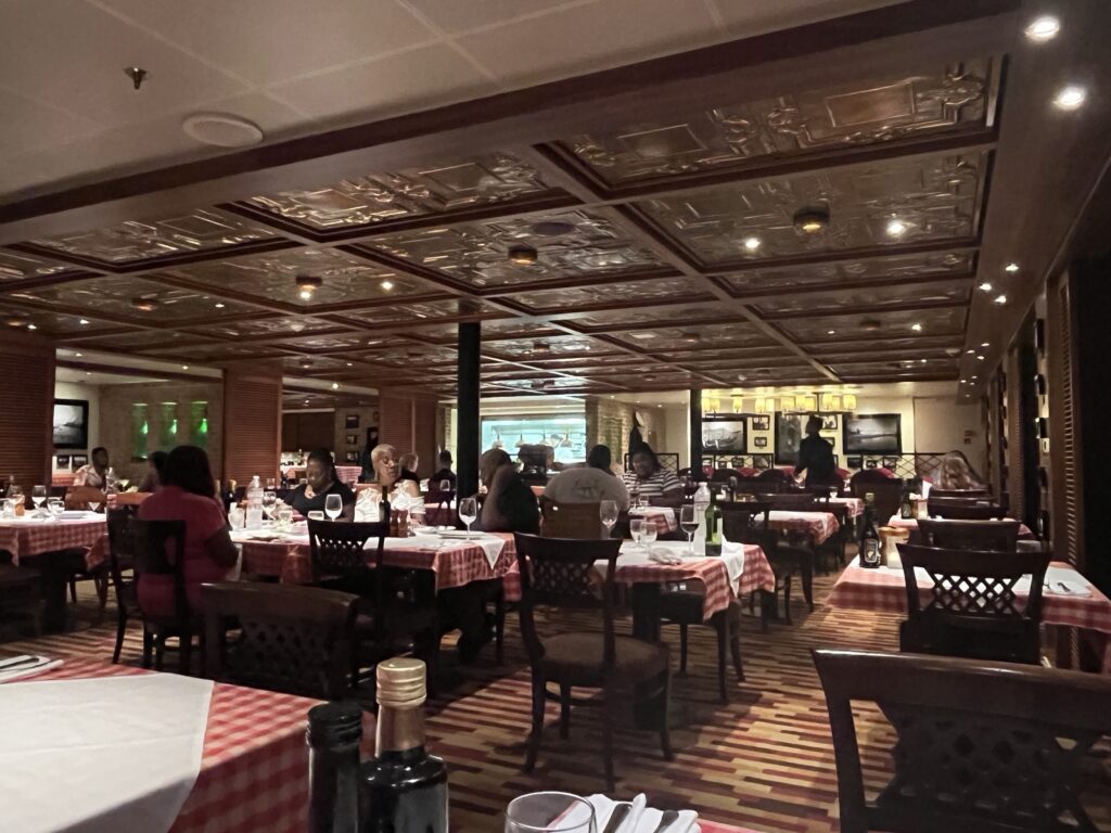 Cucina del Capitano on Carnival Vista