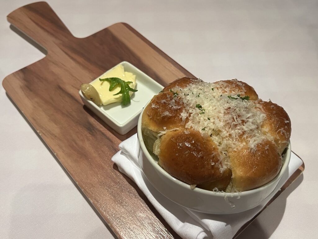 Bread from Cucina del Capitano on Carnival Vista