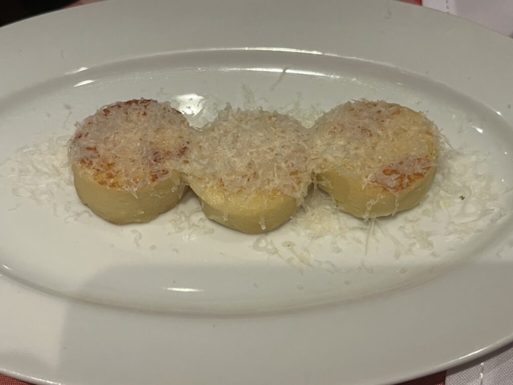 Gnocchi from Cucina del Capitano on Carnival Vista