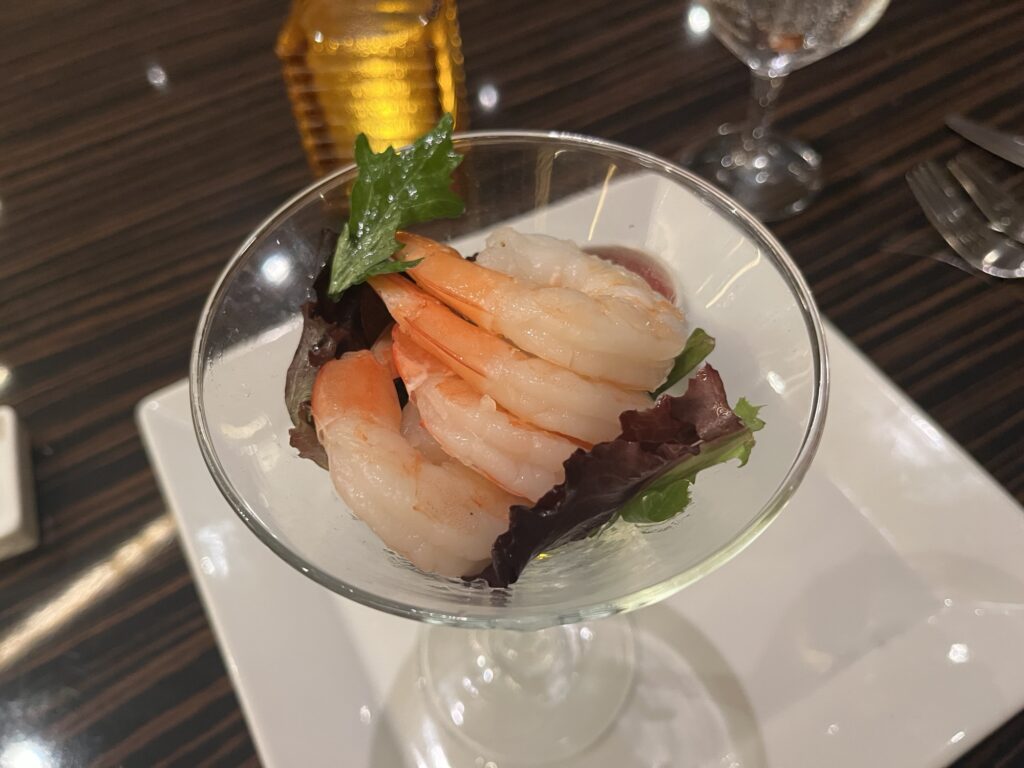 Jumbo Shrimp Cocktail from Fahrenheit 555 on Carnival Vista