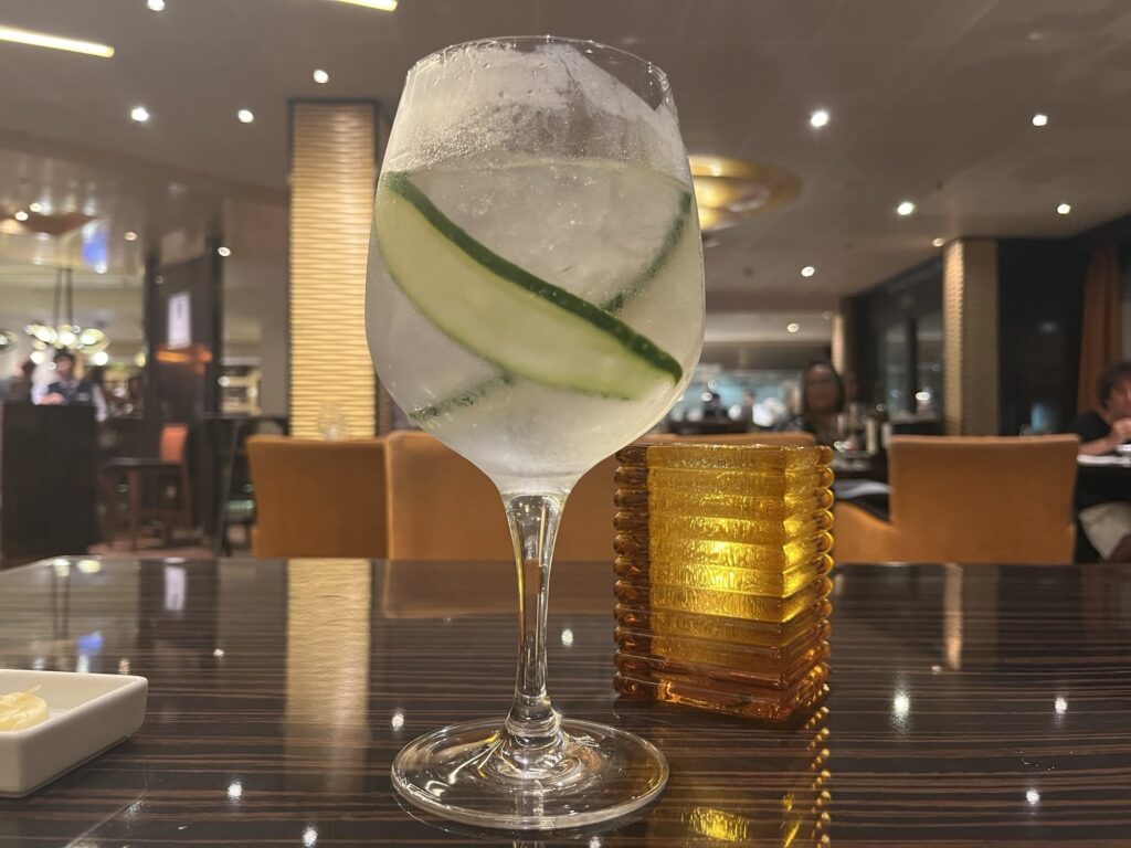 Bespoke G&T from Fahrenheit 555 on Carnival Vista