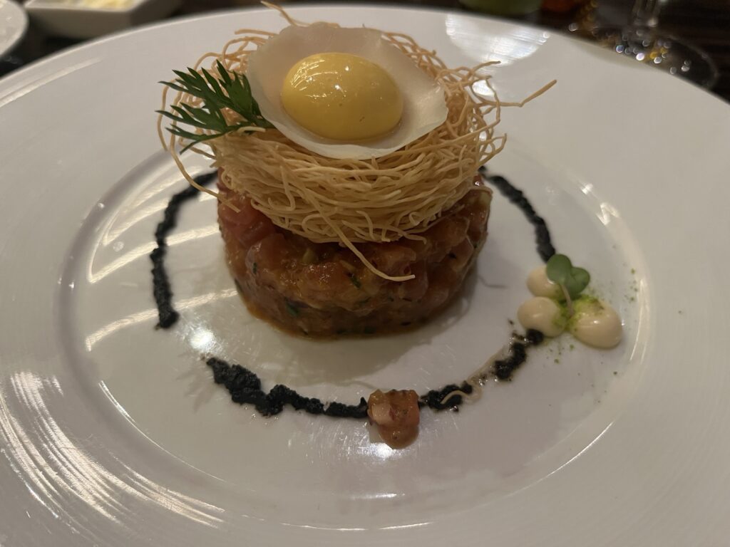 Tuna Tartare from Fahrenheit 555 on Carnival Vista