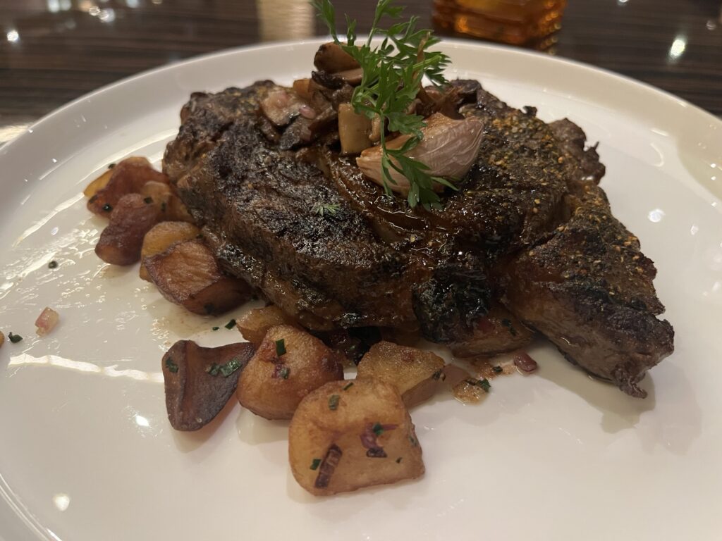 18oz Spice Rubbed Ribeye from Fahrenheit 555 on Carnival Vista