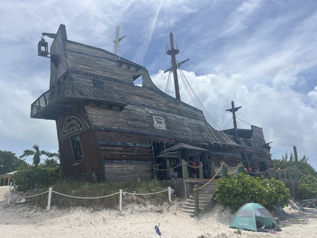 Captain Morgan's Bar on Half Moon Cay