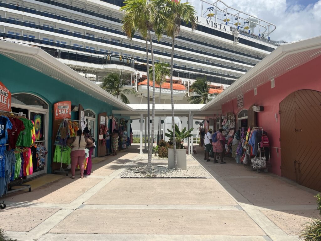 Shops in Freeport, Bahamas