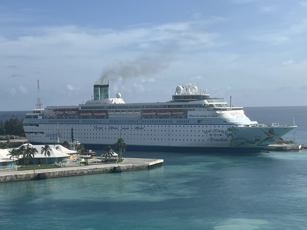 Margaritaville at Sea Paradise docked in Freeport, Bahamas, on September 5, 2024