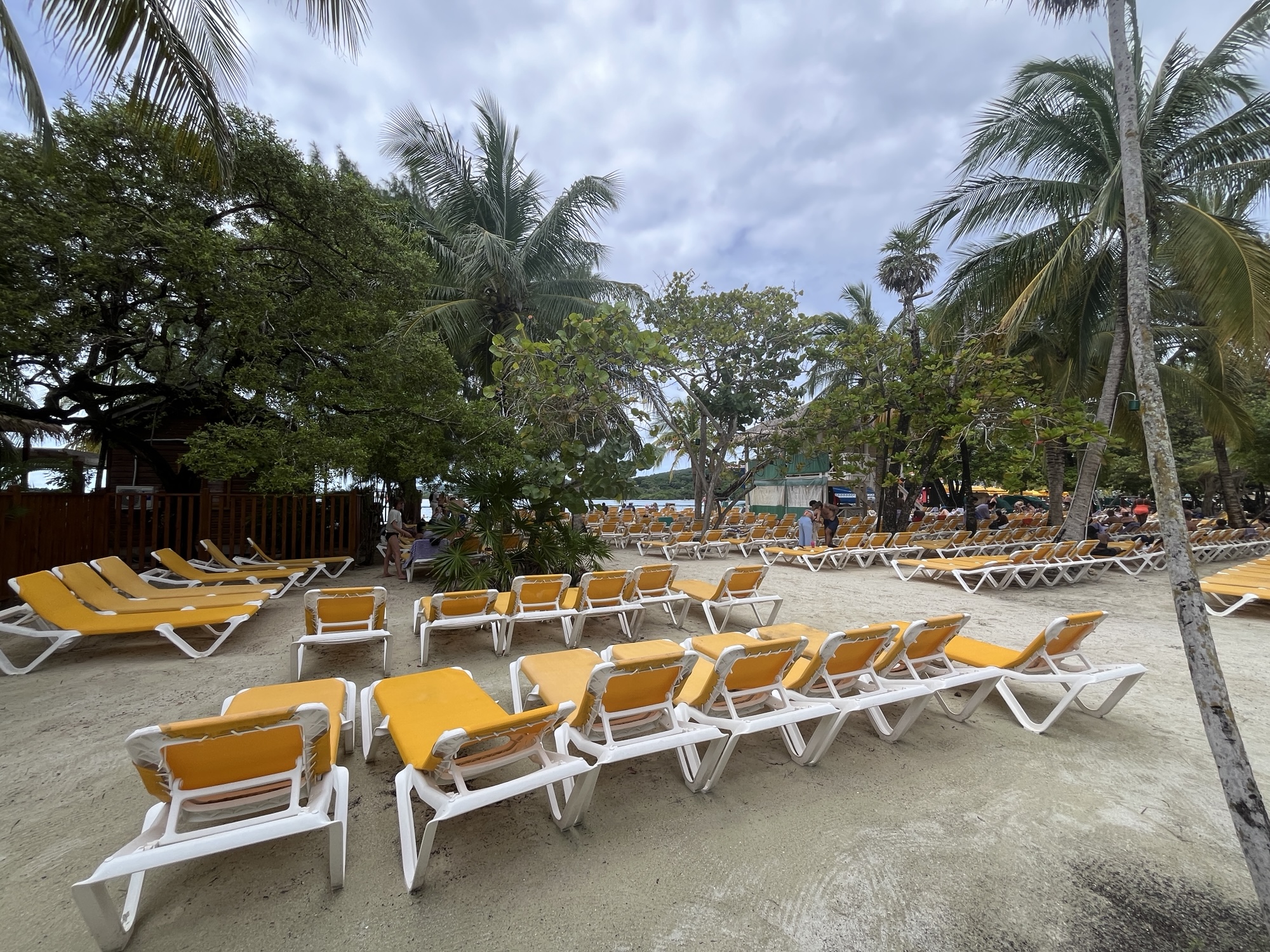 Beach Chairs on Mahogany Beach