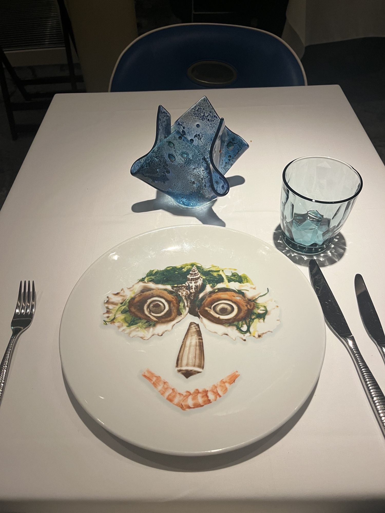 Place setting from Rudi's Seagrill on Carnival Celebration