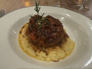 Osso Bucco from Sabatini's on Enchanted Princess