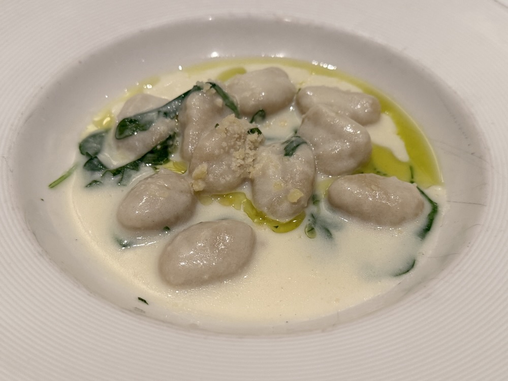 Gnocchi from the main dining room on Enchanted Princess