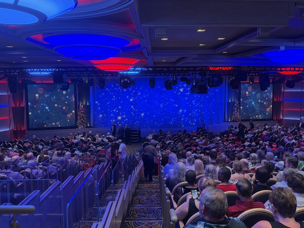 The main theatre on Enchanted Princess