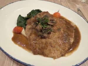 Veal Marsala from Sabatini's on Enchanted Princess