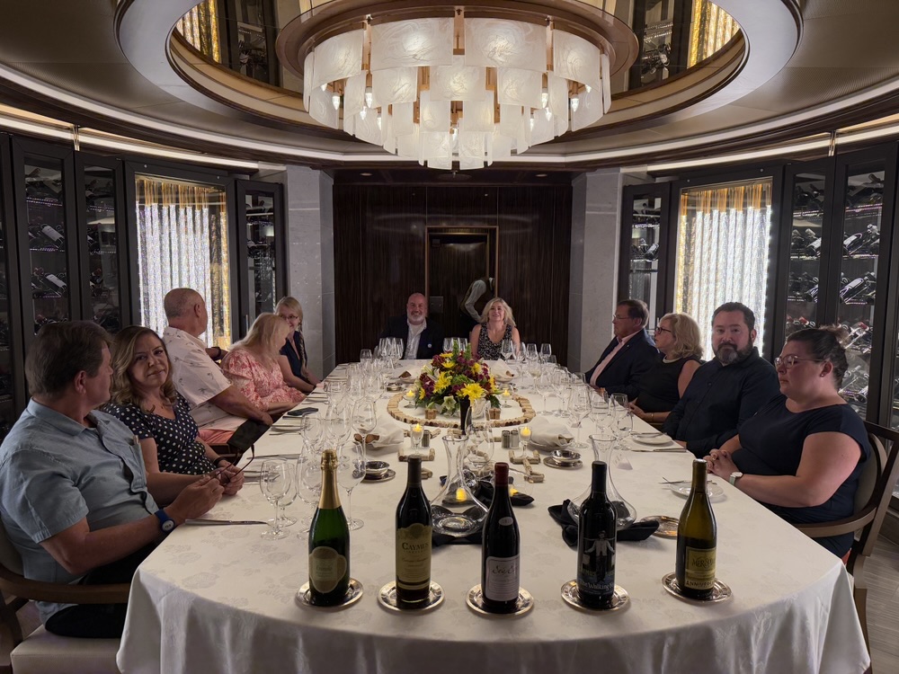 Caymus WInemakers Dinner on Enchanted Princess