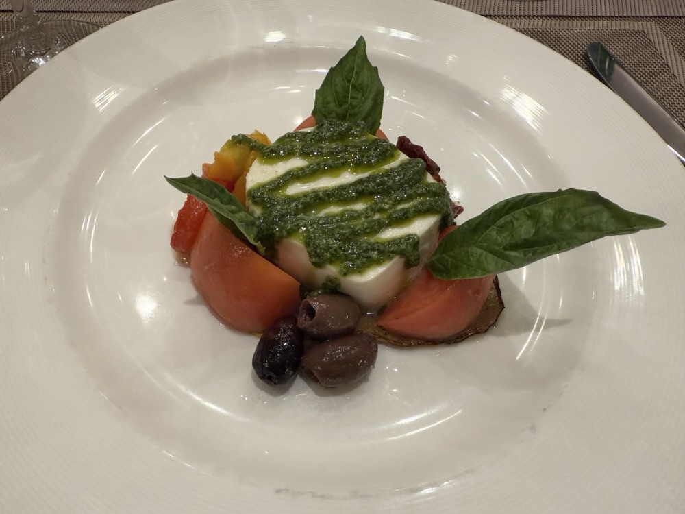 Tomato and Mozzarella salad from Gi Gi's Pizzeria on Enchanted Princess