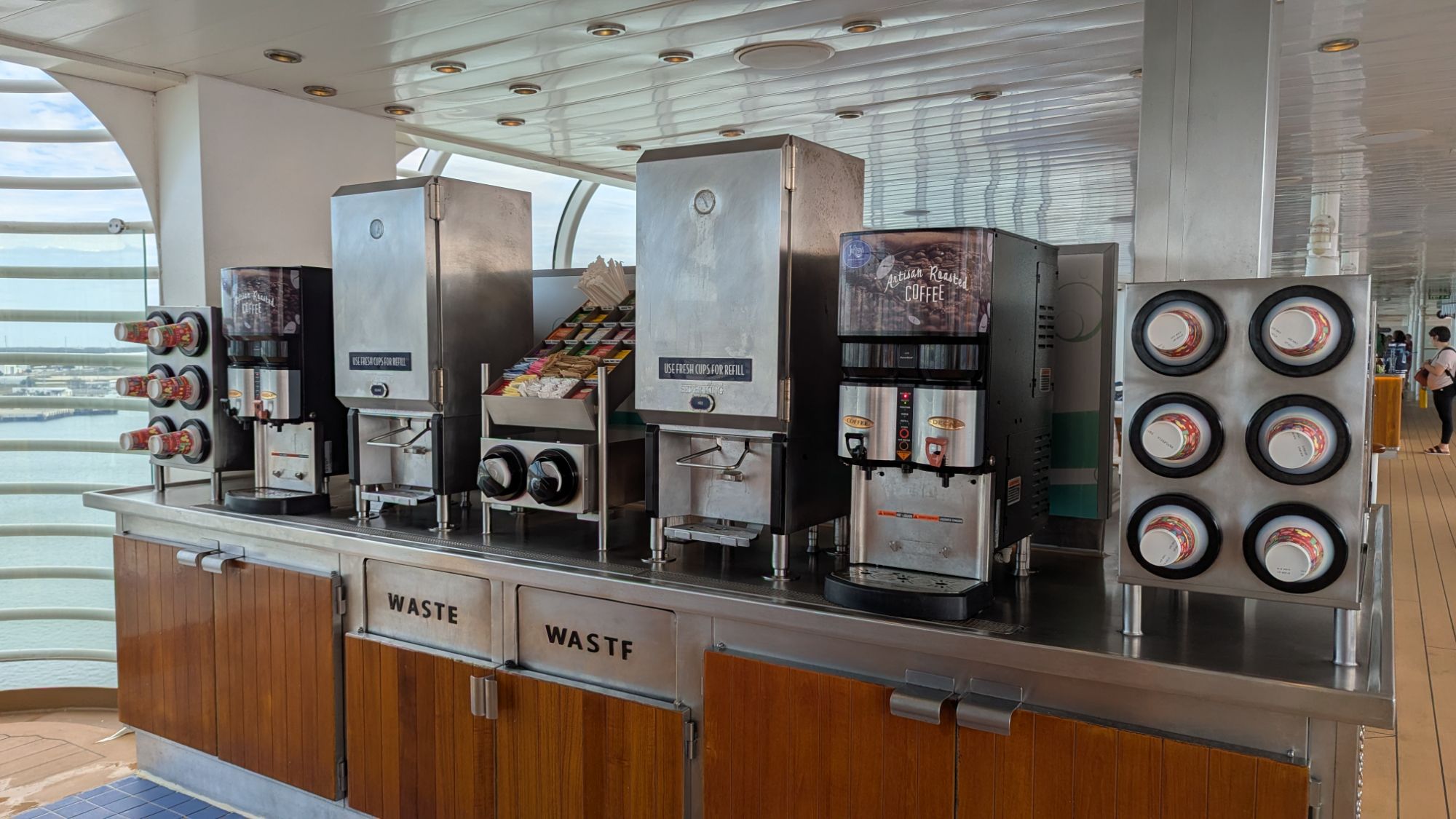 Soft Drink Beverages available on the Pool Deck