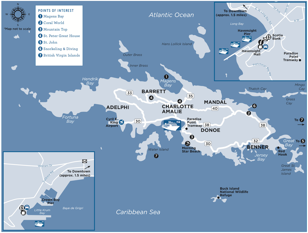 Click for the St. Thomas port guide