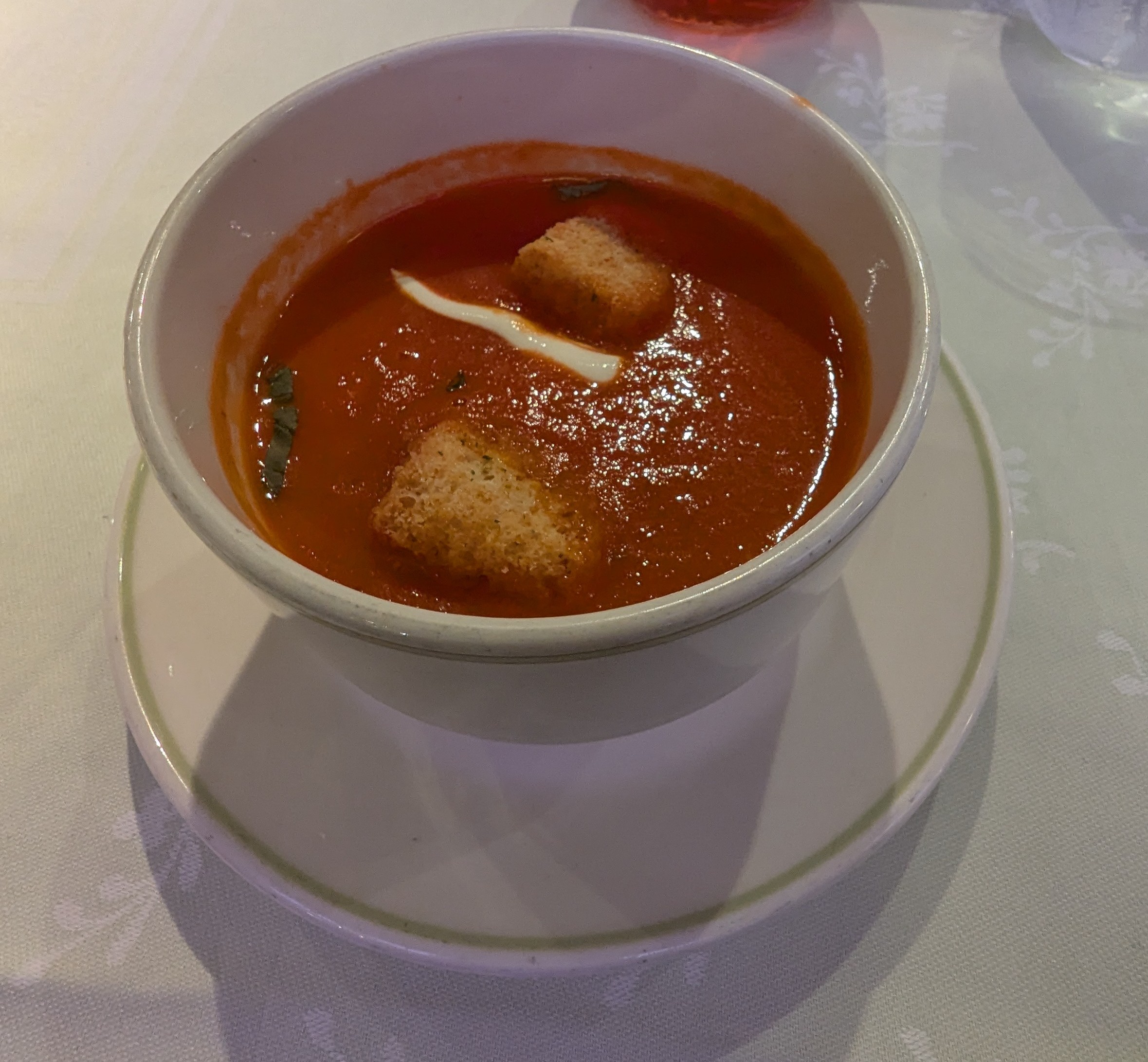 Heirloom Tomato Soup from Enchanted Garden