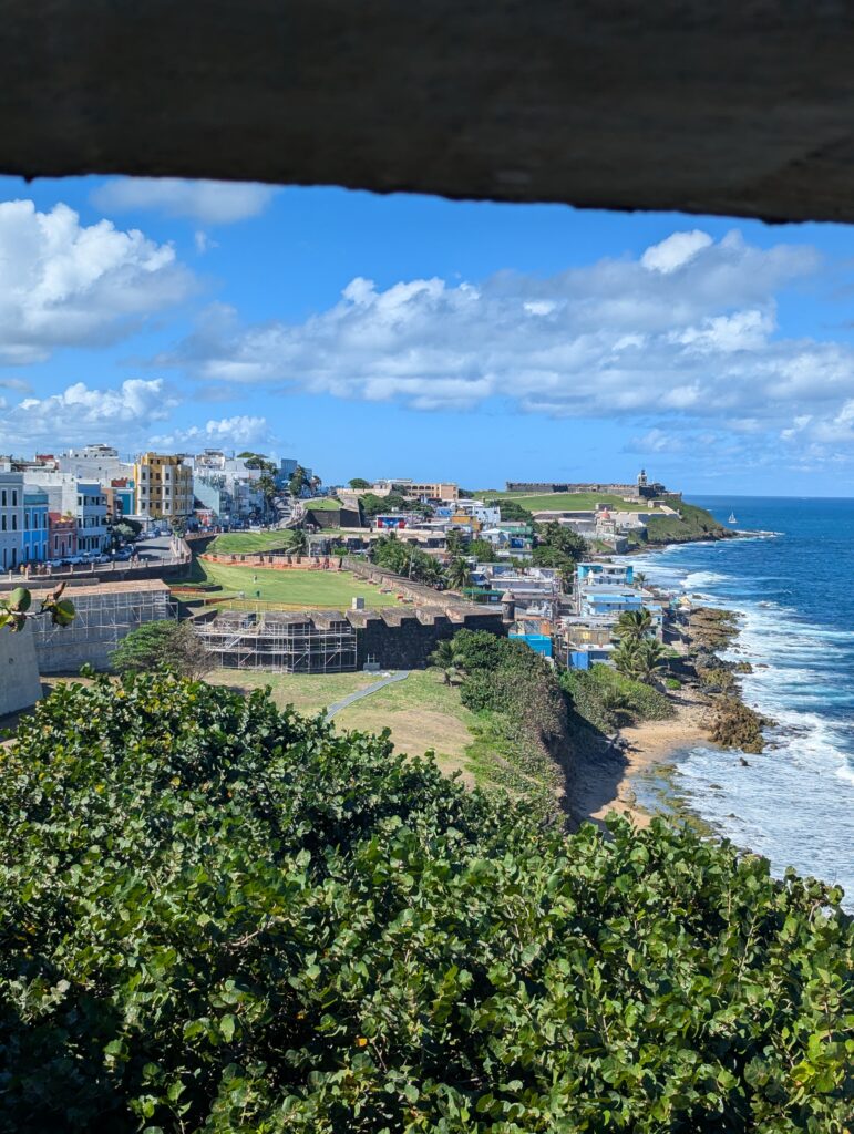 Look out port from Castillo San Christobal