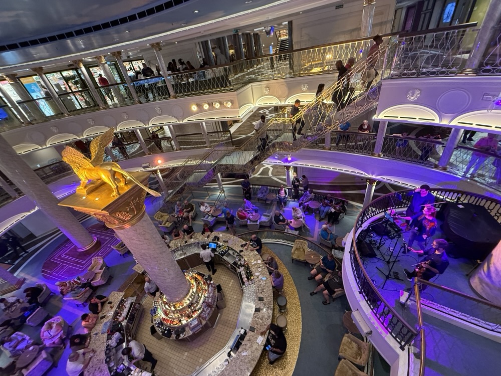 Atrium of the Carnival Venezia