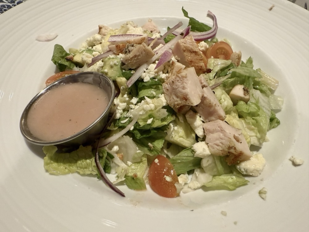 Cobb Salad from the MDR on Carnival Venezia