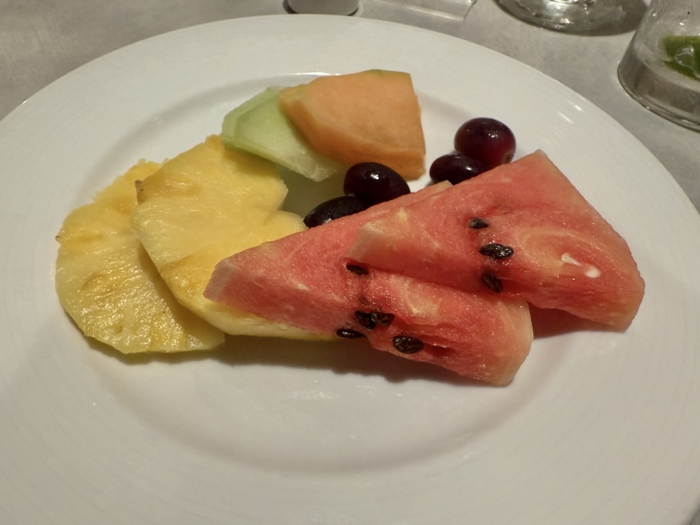 Fruit Plate from the MDR on Carnival Venezia