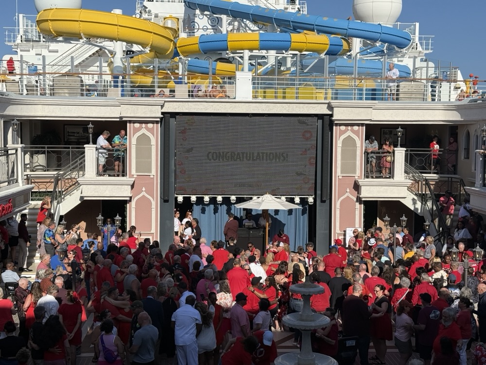 Largest Vow Renewal at Sea on Carnival Venezia