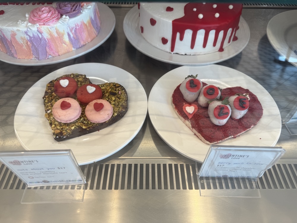 Valentine's Day treats on Carnival Venezia