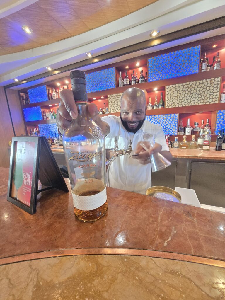 Jason the Bartender at Boleros on Enchantment of the Seas