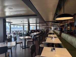 A look at the buffet seating area on MSC World America