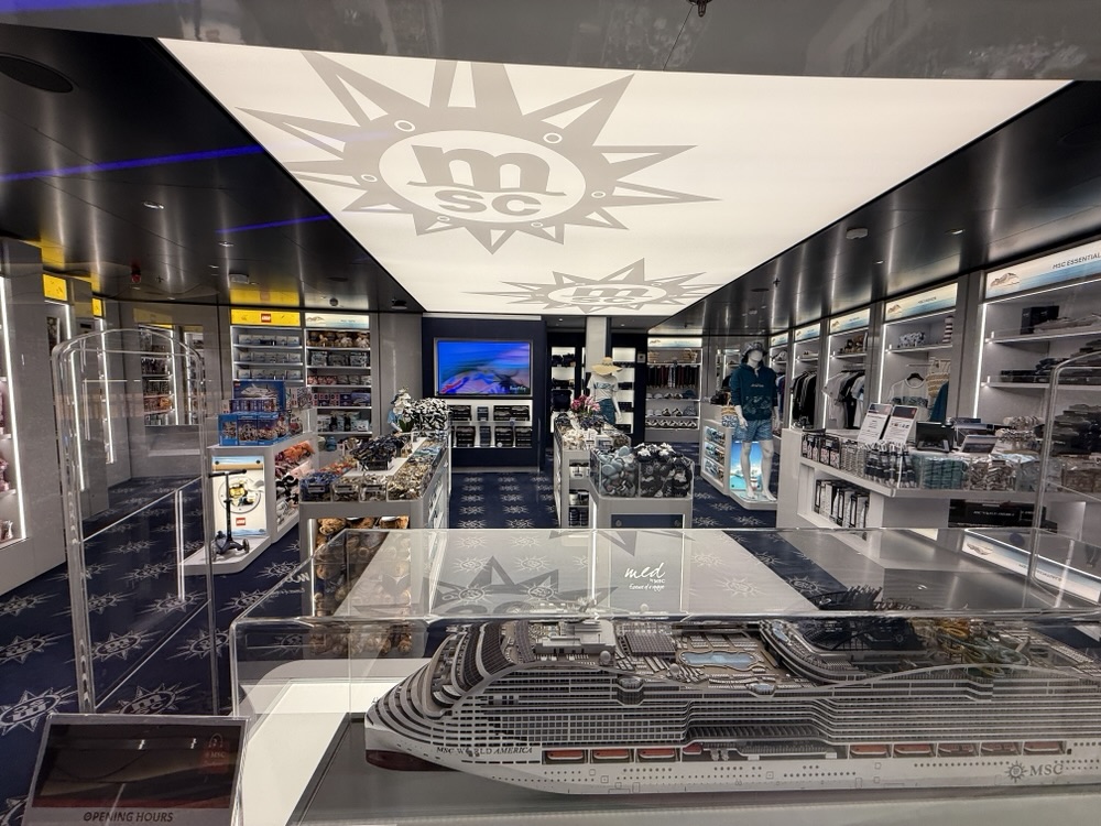 MSC Logo Shop on MSC World America