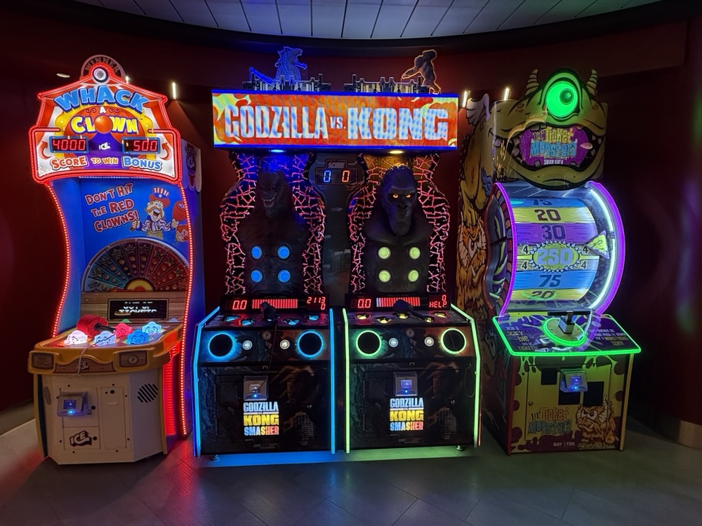 Arcade games on MSC World America