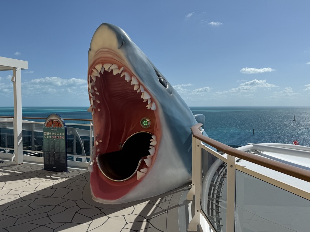 The Jaw Drop slide on MSC World America
