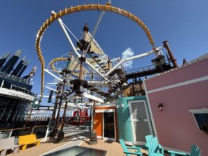 Adventure Trail ropes course on MSC World America