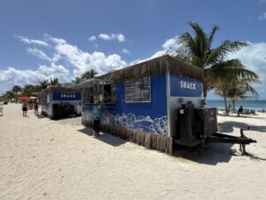 Food trucks on Ocean Cay