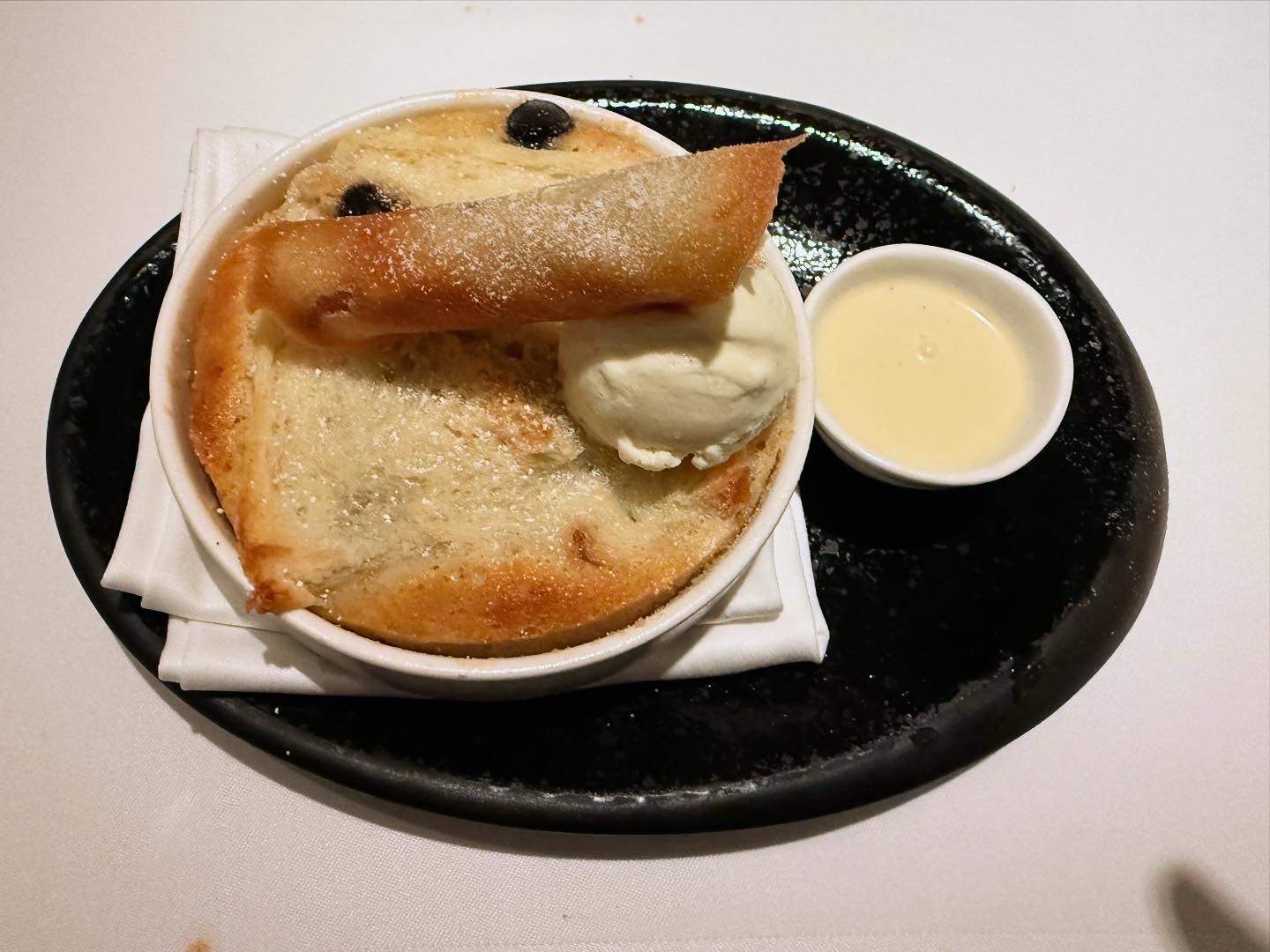Bread Pudding from Rudi's Seagrill on Carnival Celebration