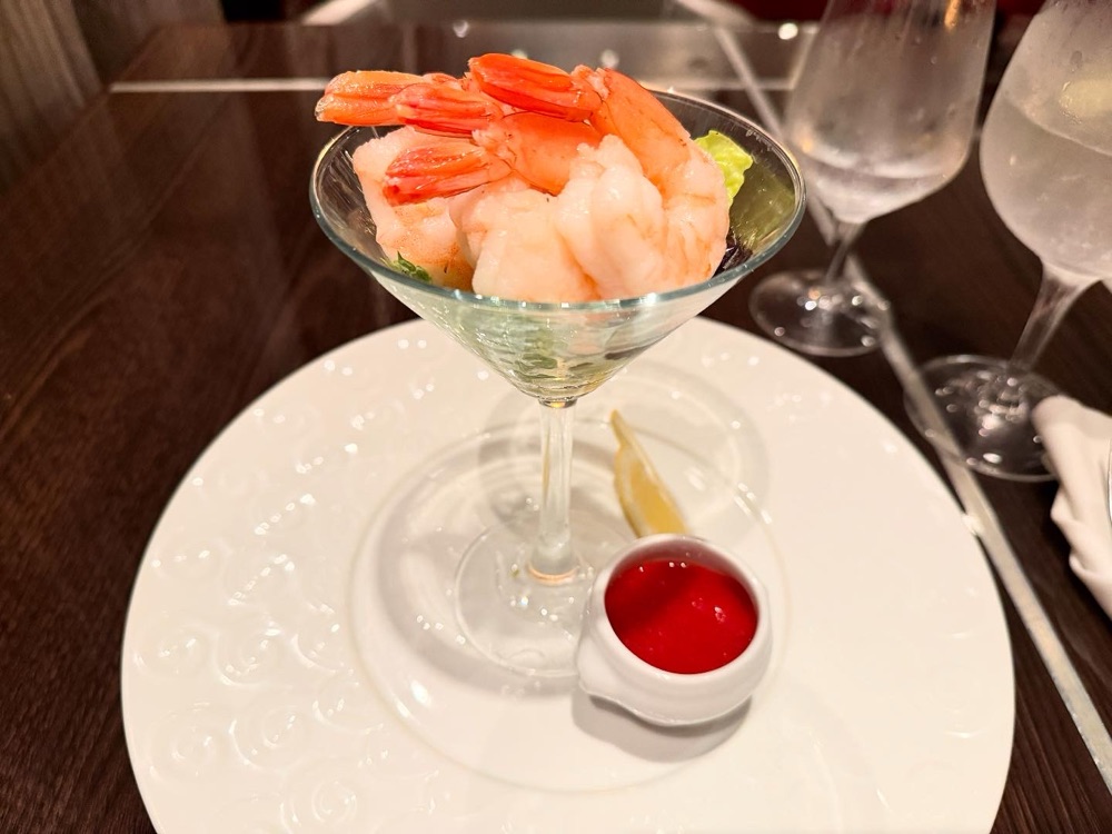 Shrimp Cocktail from Fahrenheit 555 on Carnival Celebration