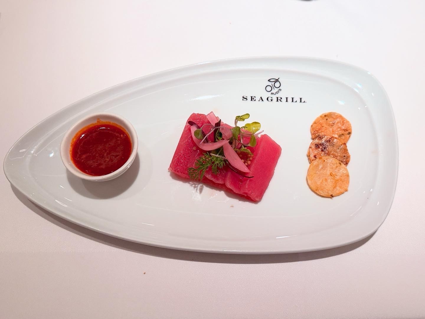 Wild Caught Tuna from Rudi's Seagrill on Carnival Celebration