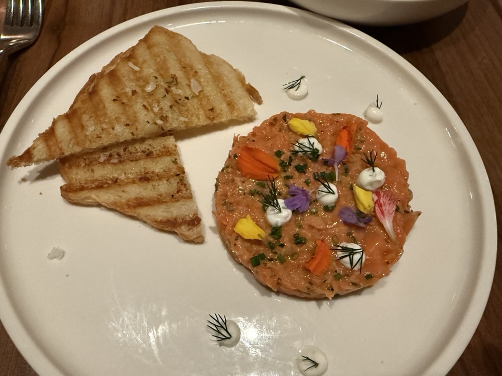 Tartare di Salmone from Cucina del Capitano on Carnival Celebration