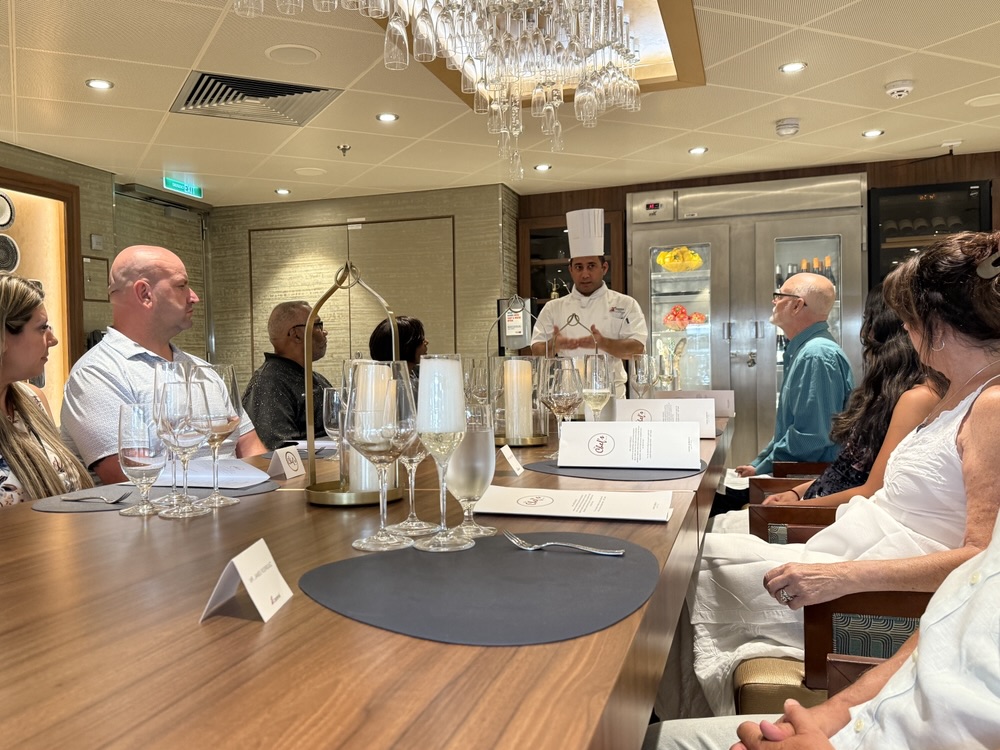 The Chef's Table Dining Room on Carnival Celebration