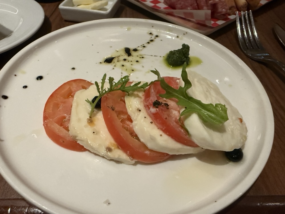 Caprese from Cucina del Capitano on Carnival Celebration