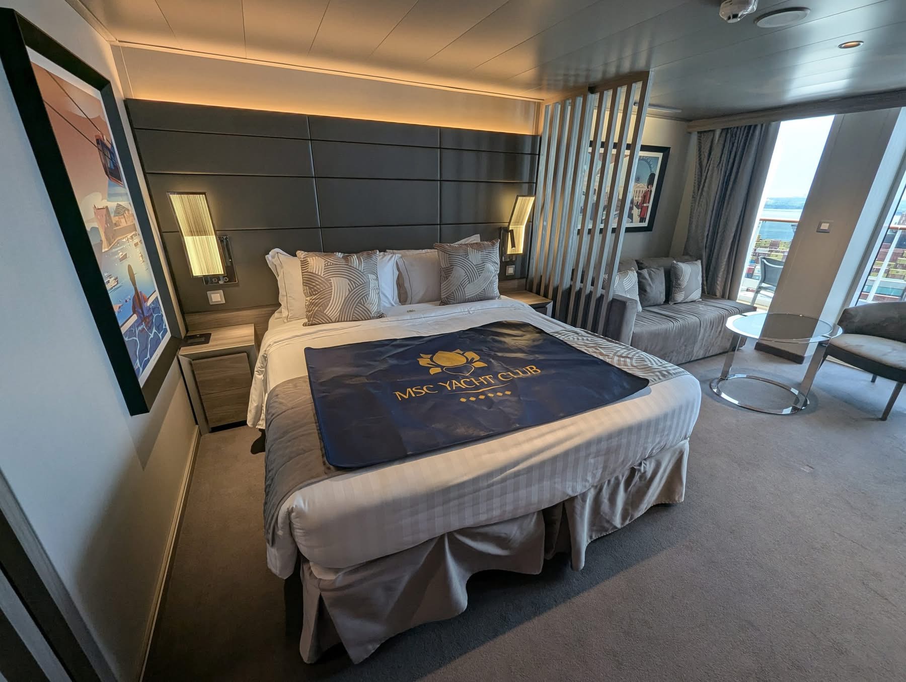 Deluxe Balcony Yacht Club Suite 20021 on MSC World America