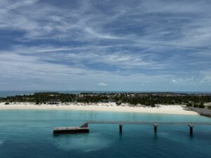 Departing from Ocean Cay Marine Reserve on July 22, 2025