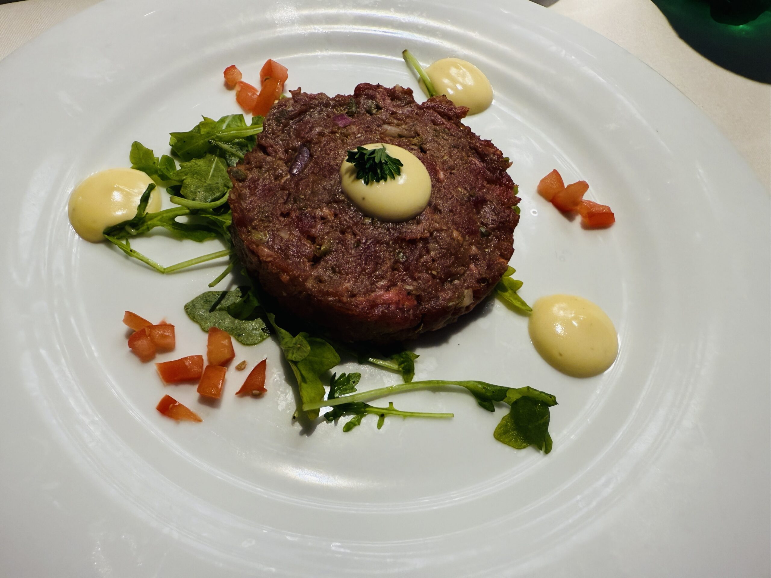 Steak Tartare from MDR on MSC Seashore