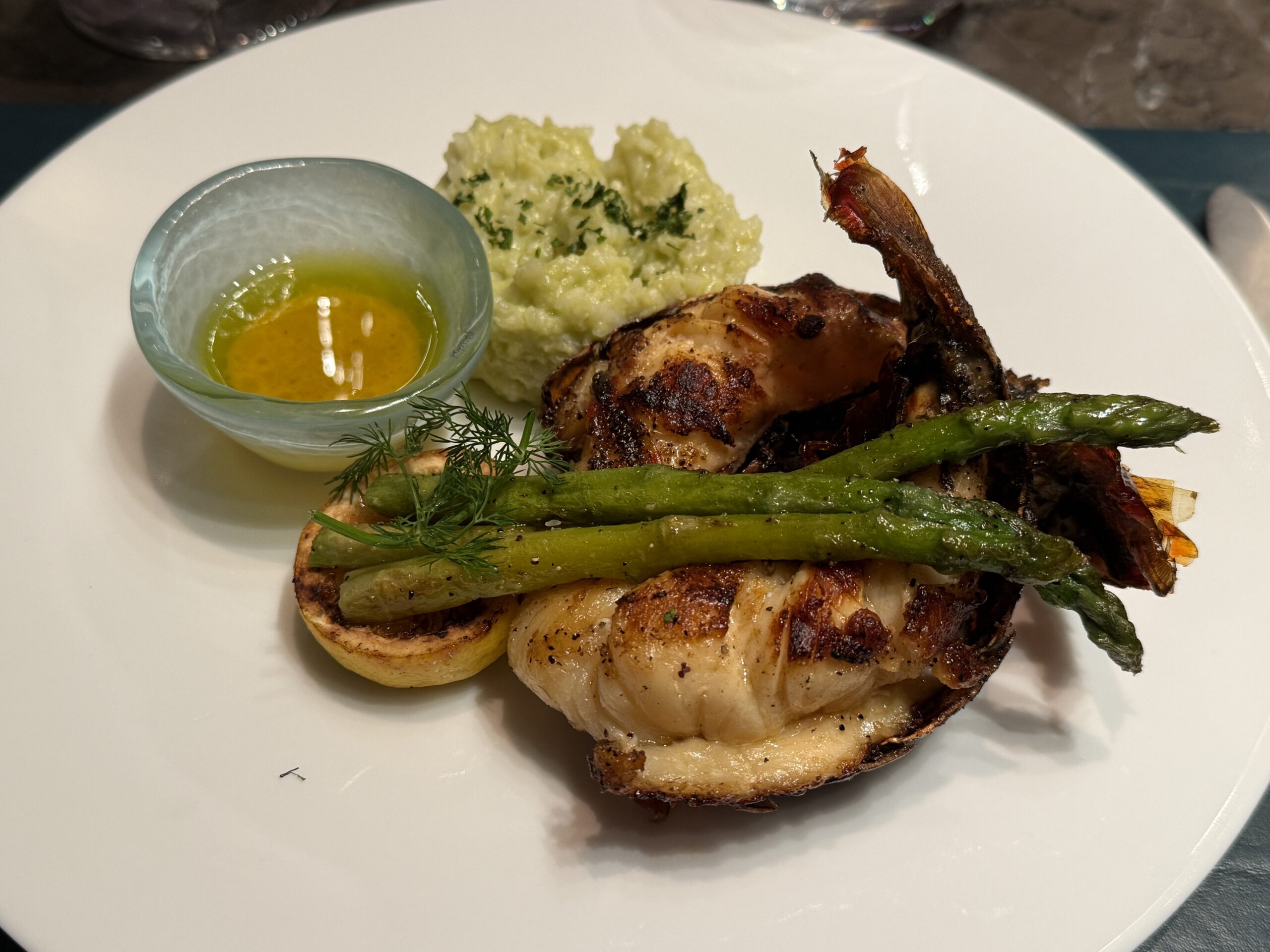 Lobster from Ocean Cay Seafood Restaurant on MSC Seashore