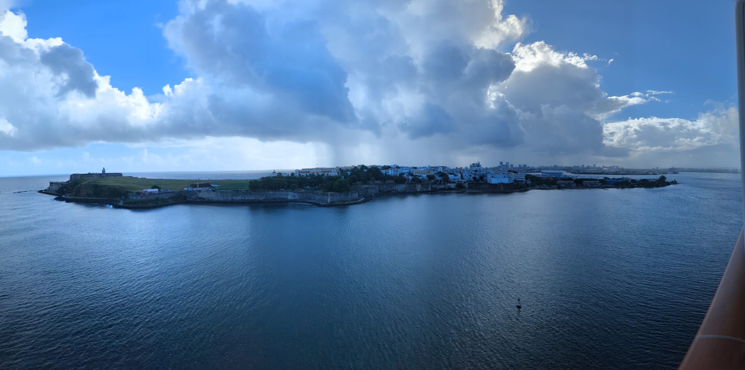 Sailing into San Juan